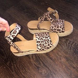 Leopard espadrilles